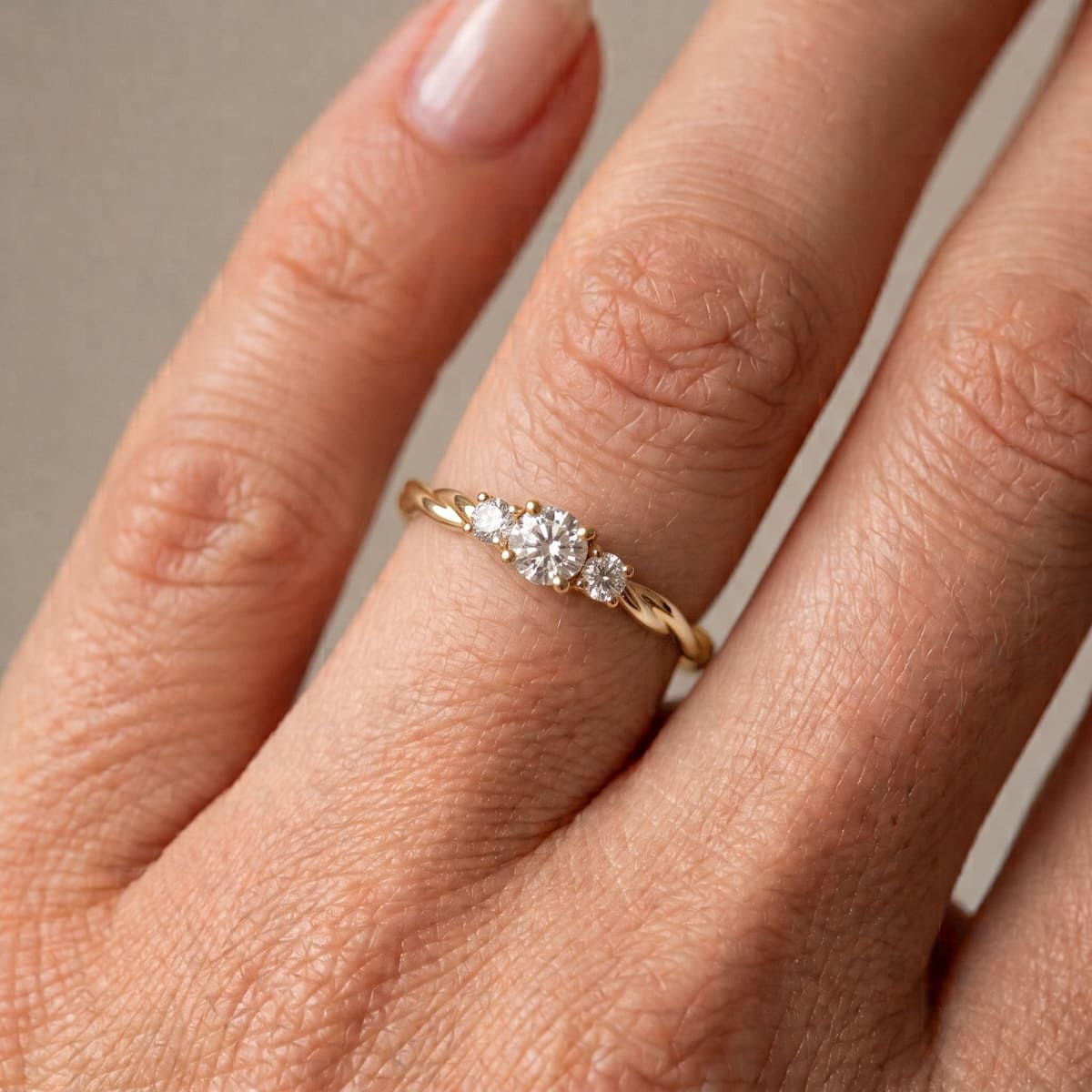 3-Stone Kordel 0,20 ct. - BREEDIA