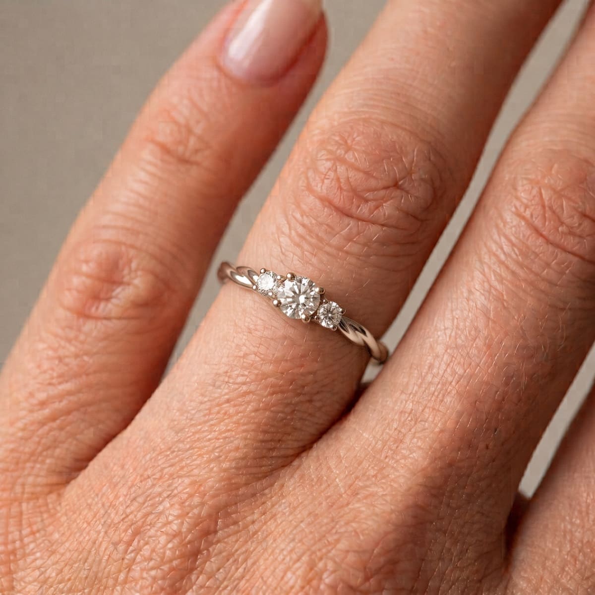 3-Stone Kordel 0,20 ct. - BREEDIA