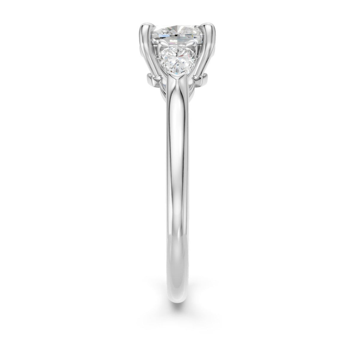 3Diamonds Cushion 1,30 ct. - BREEDIA