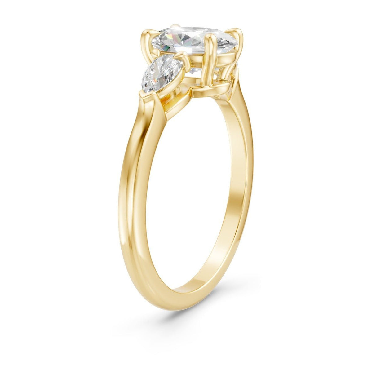 3Diamonds Oval 1,30 ct. - BREEDIA