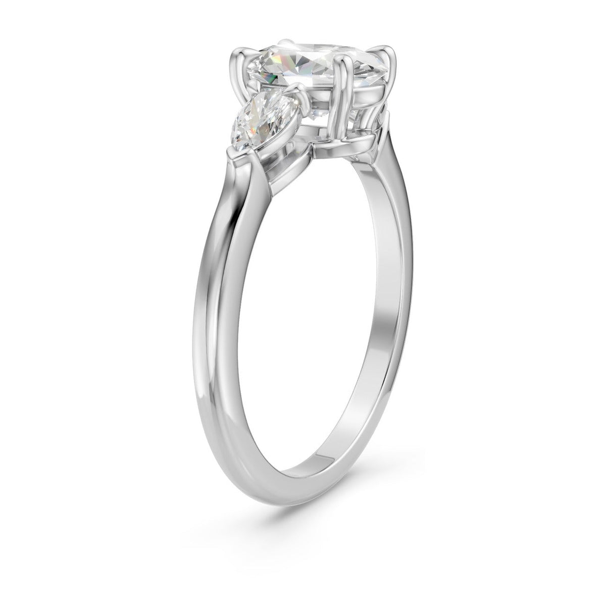 3Diamonds Oval 1,30 ct. - BREEDIA