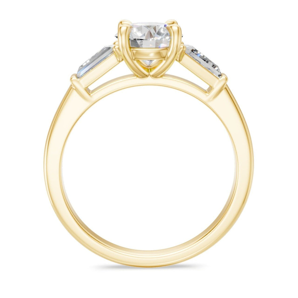 3Diamonds tappered brillant 1,40 ct. - BREEDIA