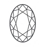 Oval Diamantschliff