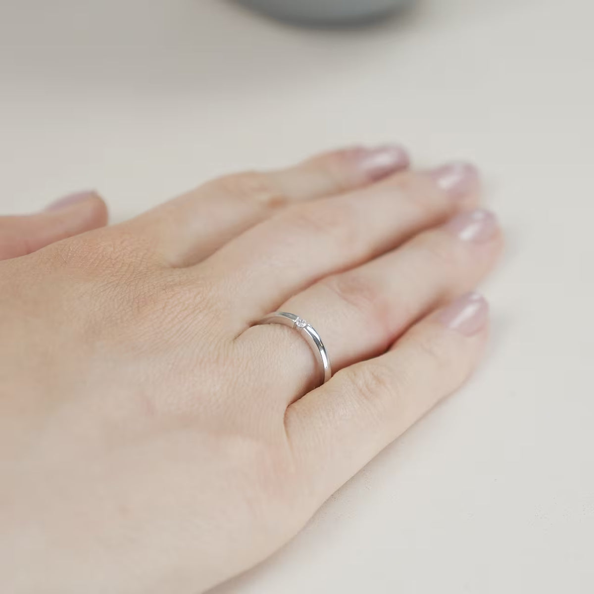 Spannring 0,04 ct.