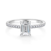 Emerald Pavé  1,16 ct. mit Labordiamant