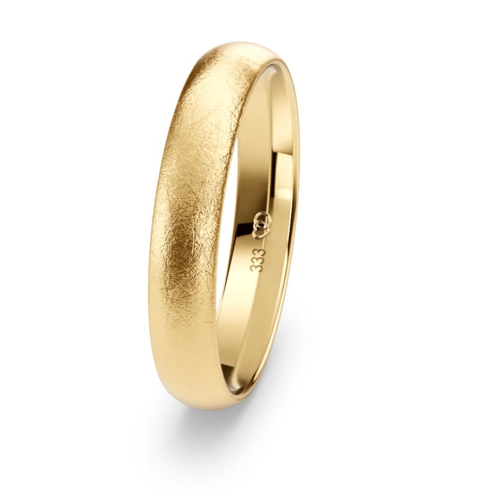 Herrenring 4 mm Eismatt - BREEDIA