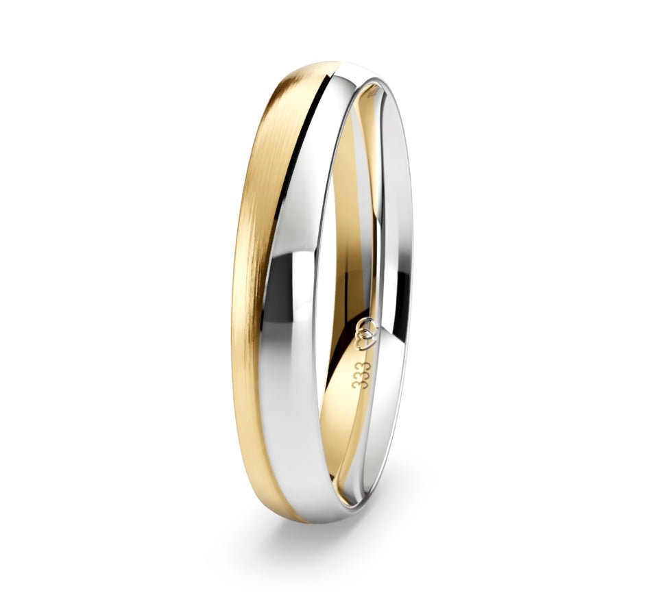 Herrenring 4 mm Wellenform - BREEDIA