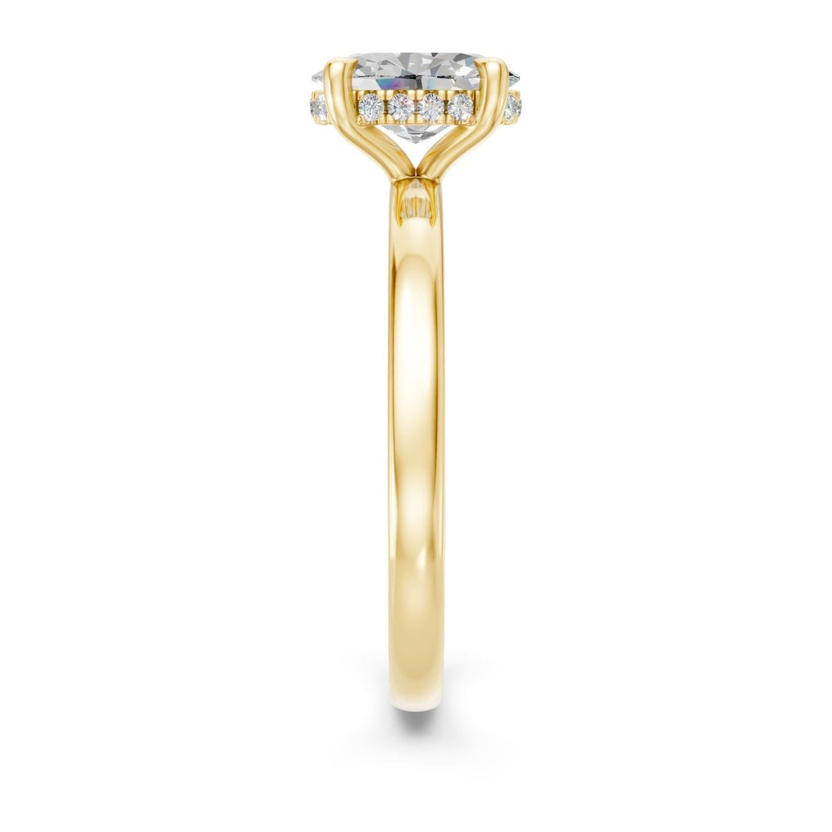 Hidden Halo Oval 1,06 ct. - BREEDIA