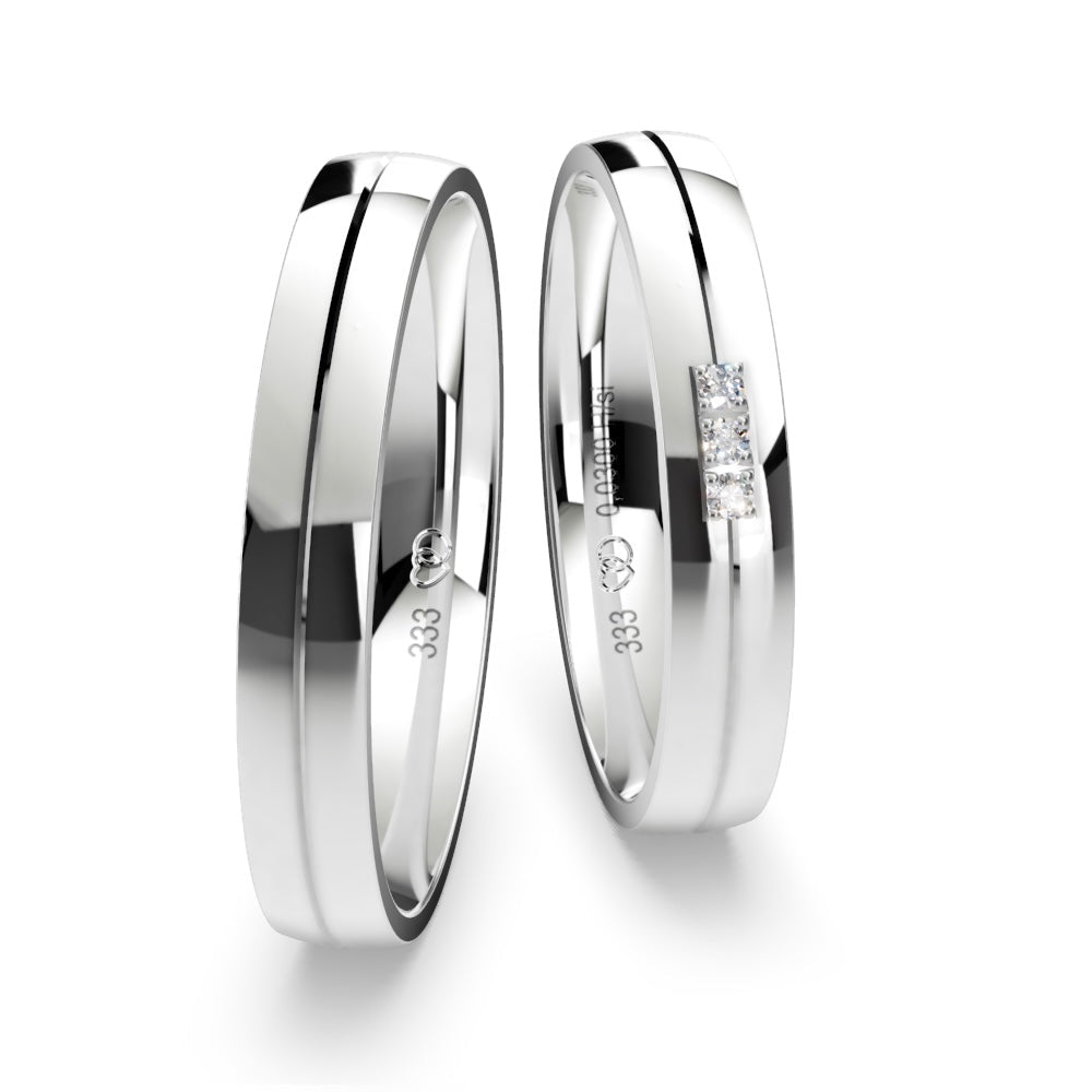 Hochzeitsringe Modern No. 42 - BREEDIA