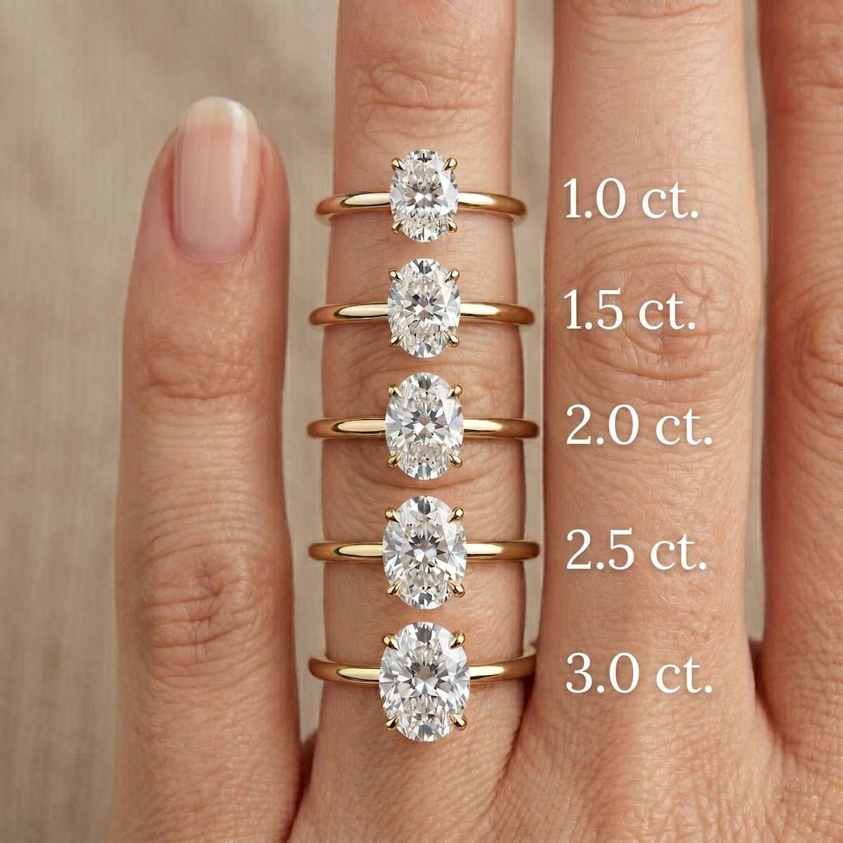 Klassik Oval 3,00 ct. - BREEDIA