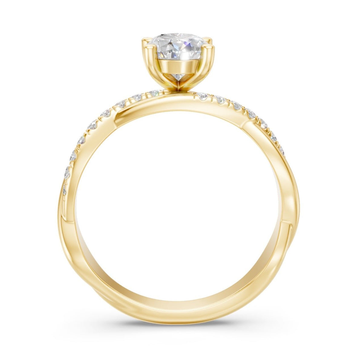 Le Sole Pear 1,18 ct. GG - BREEDIA